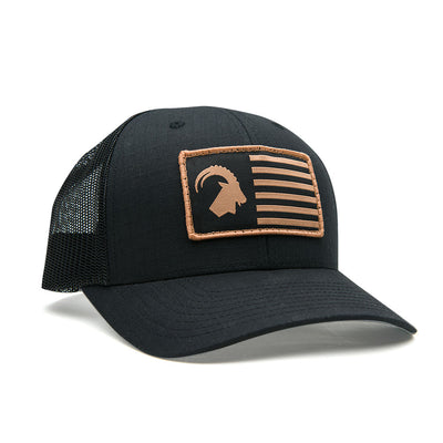 MTNTOUGH Tactical Patch Trucker - Black