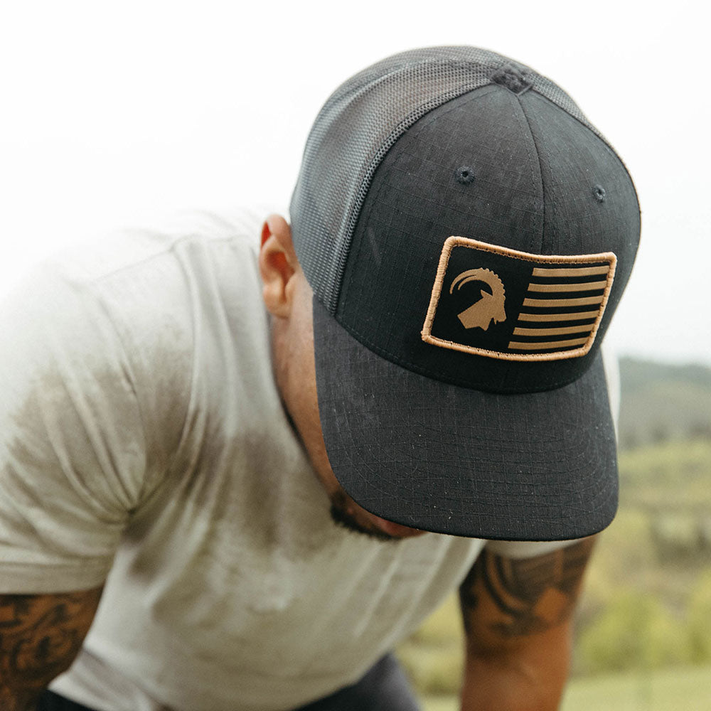 MTNTOUGH Tactical Patch Trucker - Black