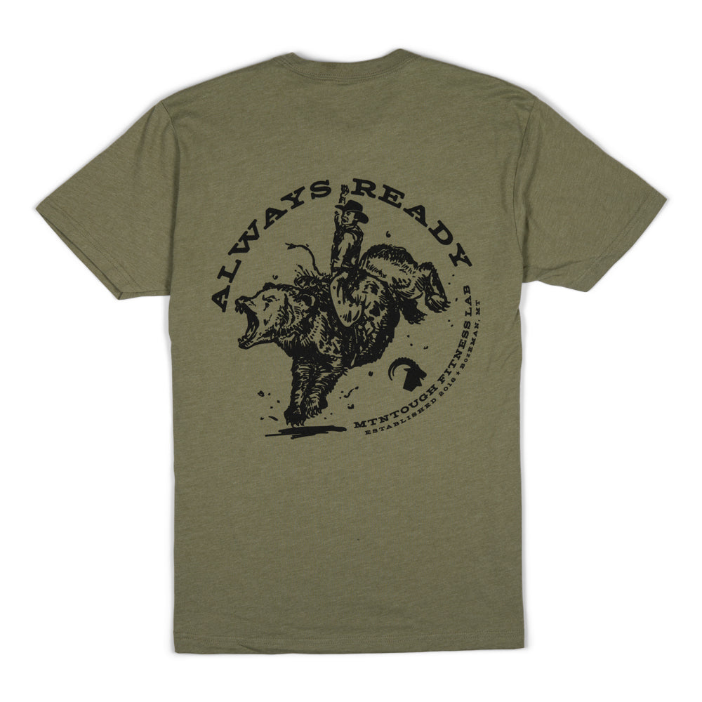 MTNTOUGH Always Ready Bear Riding Shirt - Light Olive