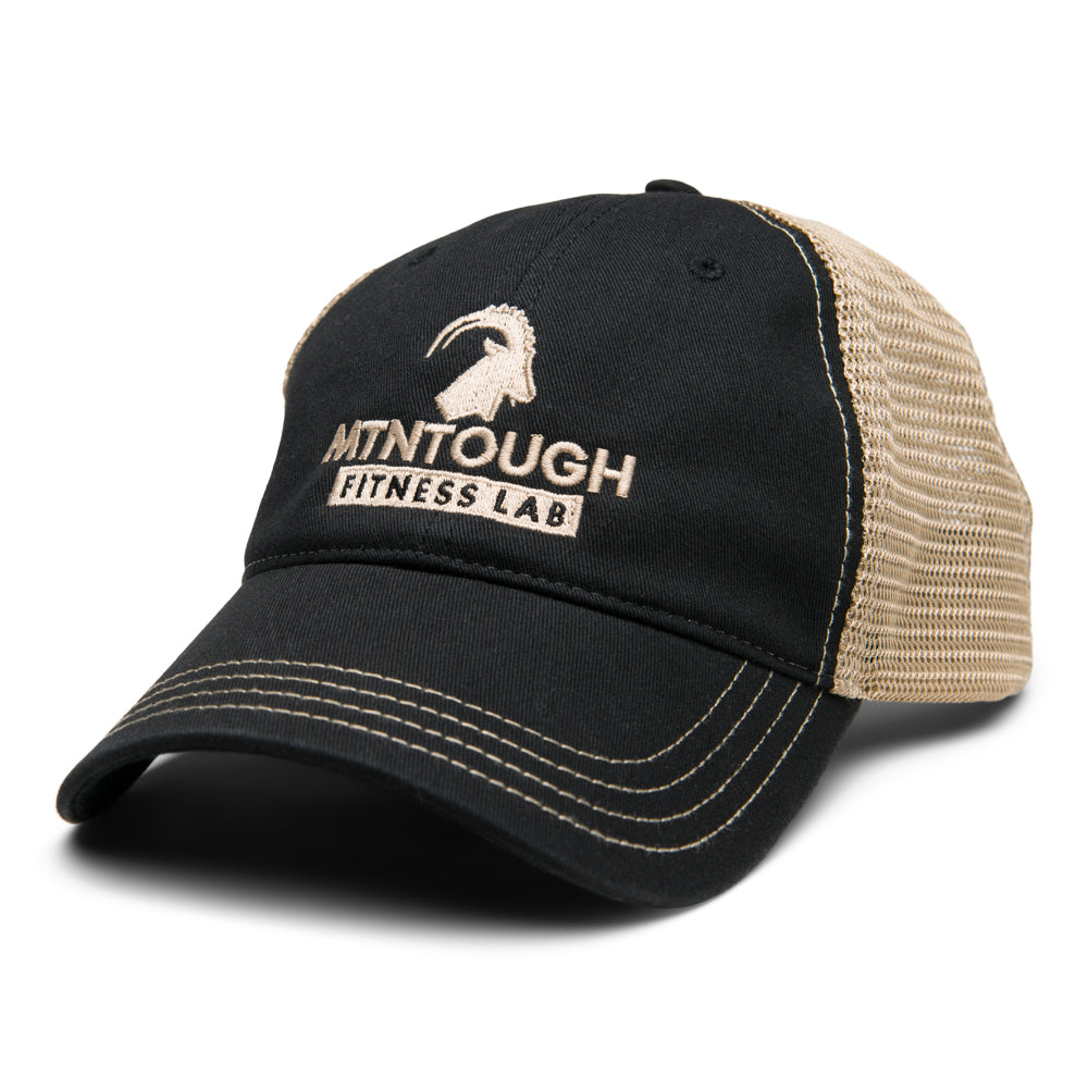 MTNTOUGH Classic Dad Hat - Black/Khaki