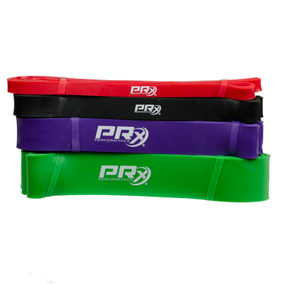 PRx Mobility Bands Set - Red, Black, Purple, Green