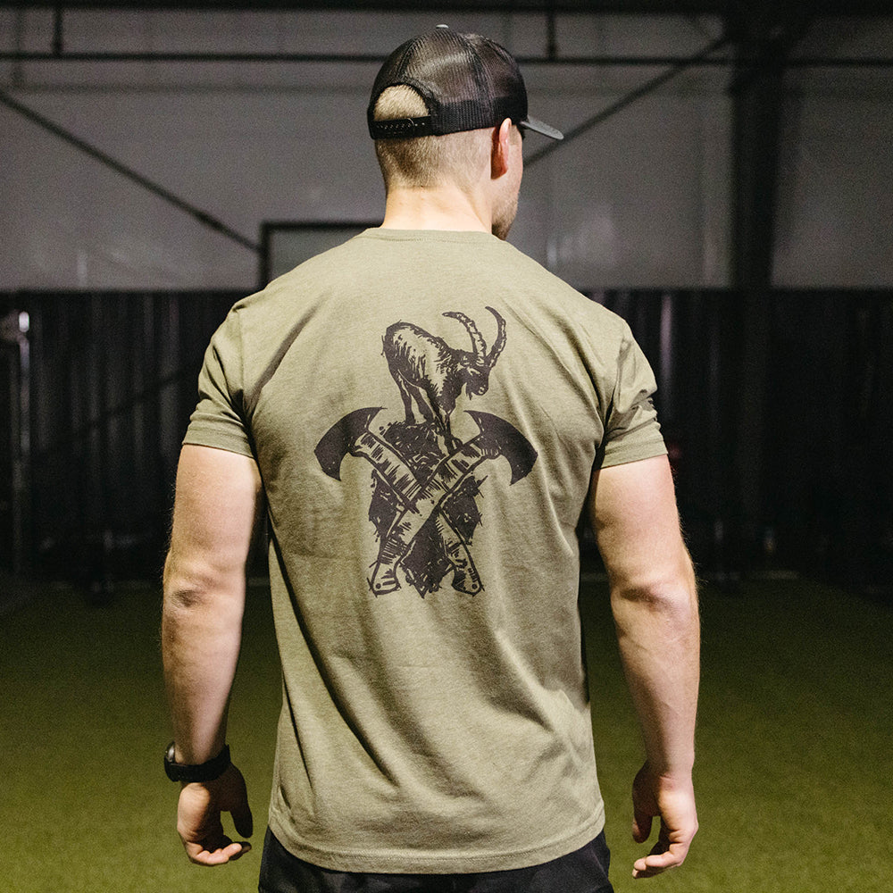 MTNTOUGH Ibex Hatchets Shirt - Military Green