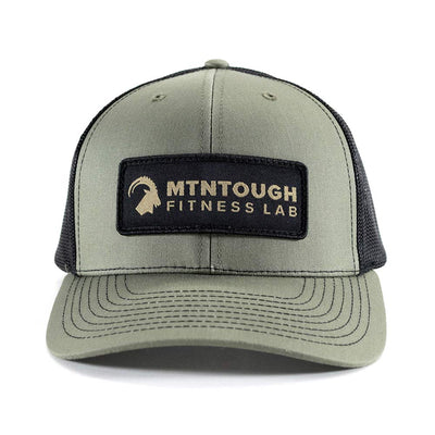 MTNTOUGH Banner Patch Trucker - Heather Loden/Black