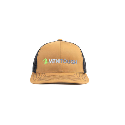 MTNTOUGH Wordmark Hat Caramel/Black