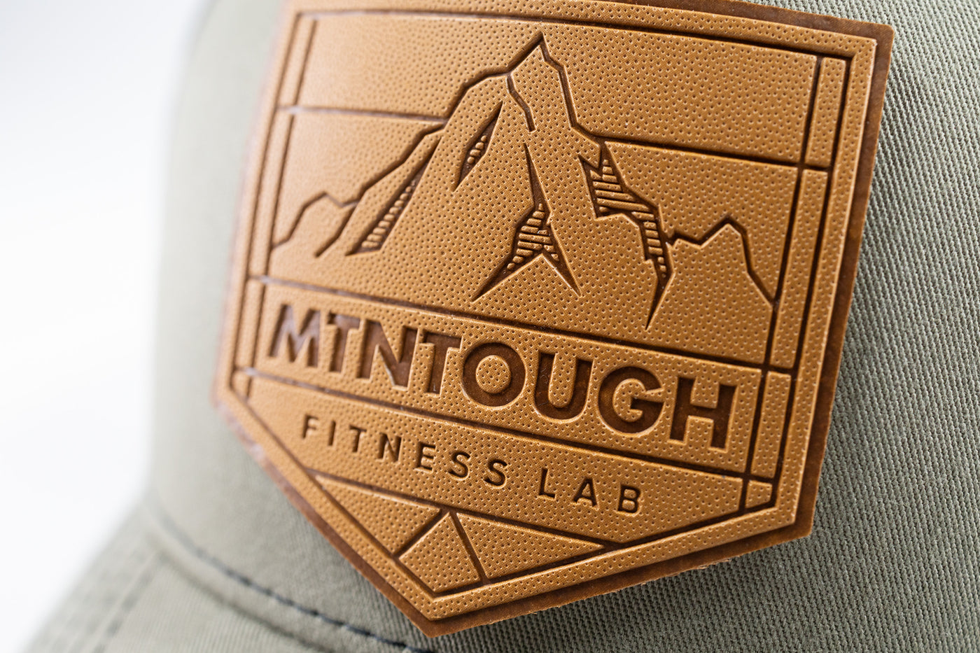 MTNTOUGH Mountain Leather Patch - Loden Green/Black