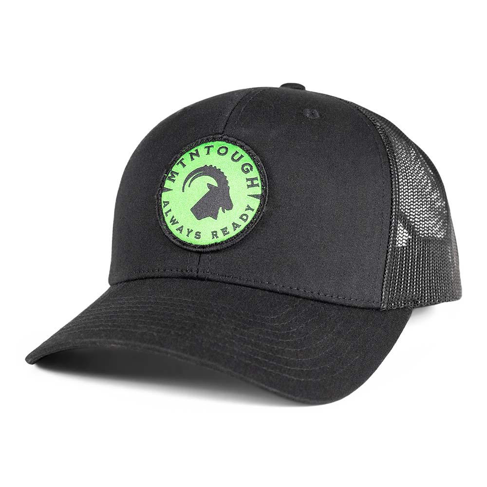 MTNTOUGH  Ibex Always Ready Trucker - Black/Black