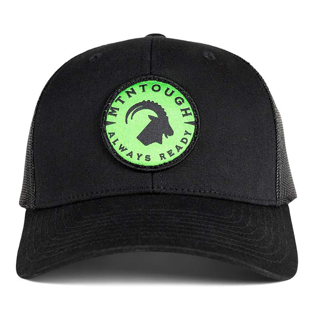 MTNTOUGH  Ibex Always Ready Trucker - Black/Black