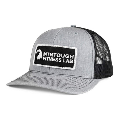 MTNTOUGH Banner Patch Trucker - Heather Grey/Black