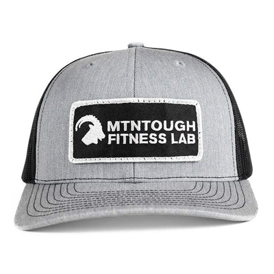 MTNTOUGH Banner Patch Trucker - Heather Grey/Black