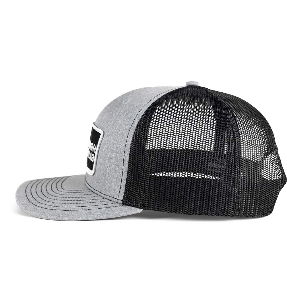 MTNTOUGH Banner Patch Trucker - Heather Grey/Black