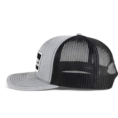 MTNTOUGH Banner Patch Trucker - Heather Grey/Black
