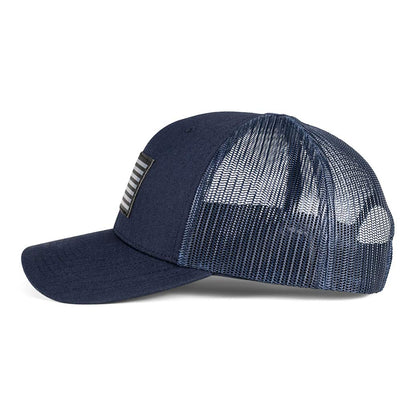 MTNTOUGH  Ibex Flag Tactical Trucker - Navy Blue