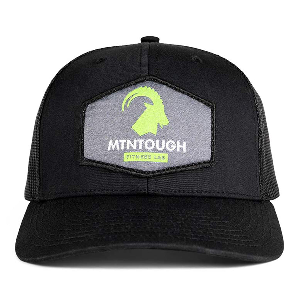 MTNTOUGH Diamond Patch Trucker - Black/Black