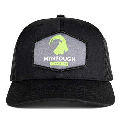 MTNTOUGH Diamond Patch Trucker - Black/Black