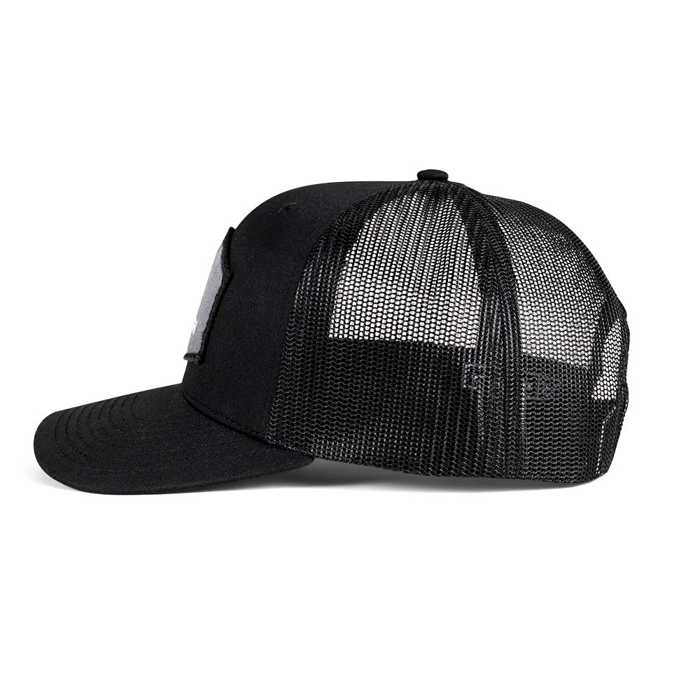 MTNTOUGH Diamond Patch Trucker - Black/Black