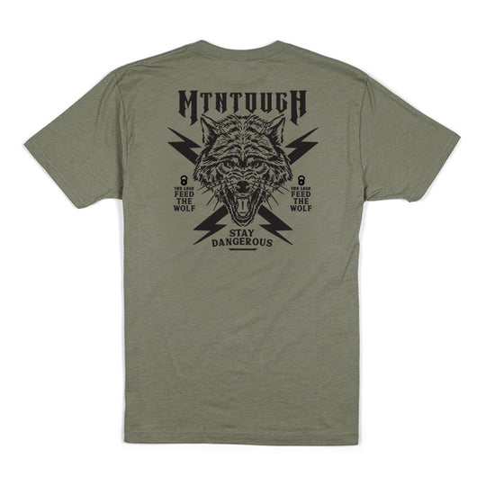 kbykensukeシャツ wolf&wolff the mad shop Mad Wolf T-Shirt - Warm Grey – MTNTOUGH