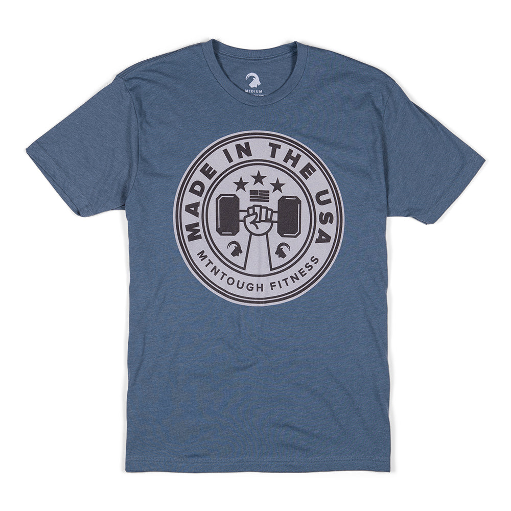 MTNTOUGH Made In The USA T-Shirt - Indigo