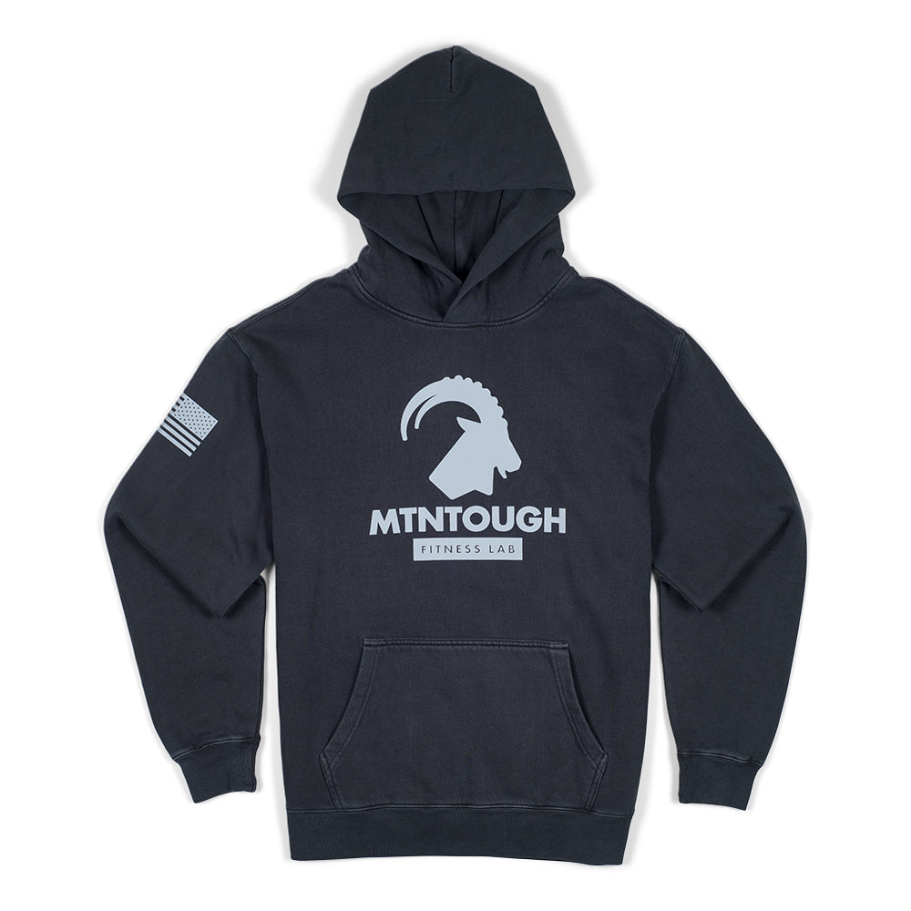 MTNTOUGH Relaxed Hoody - Faded Black