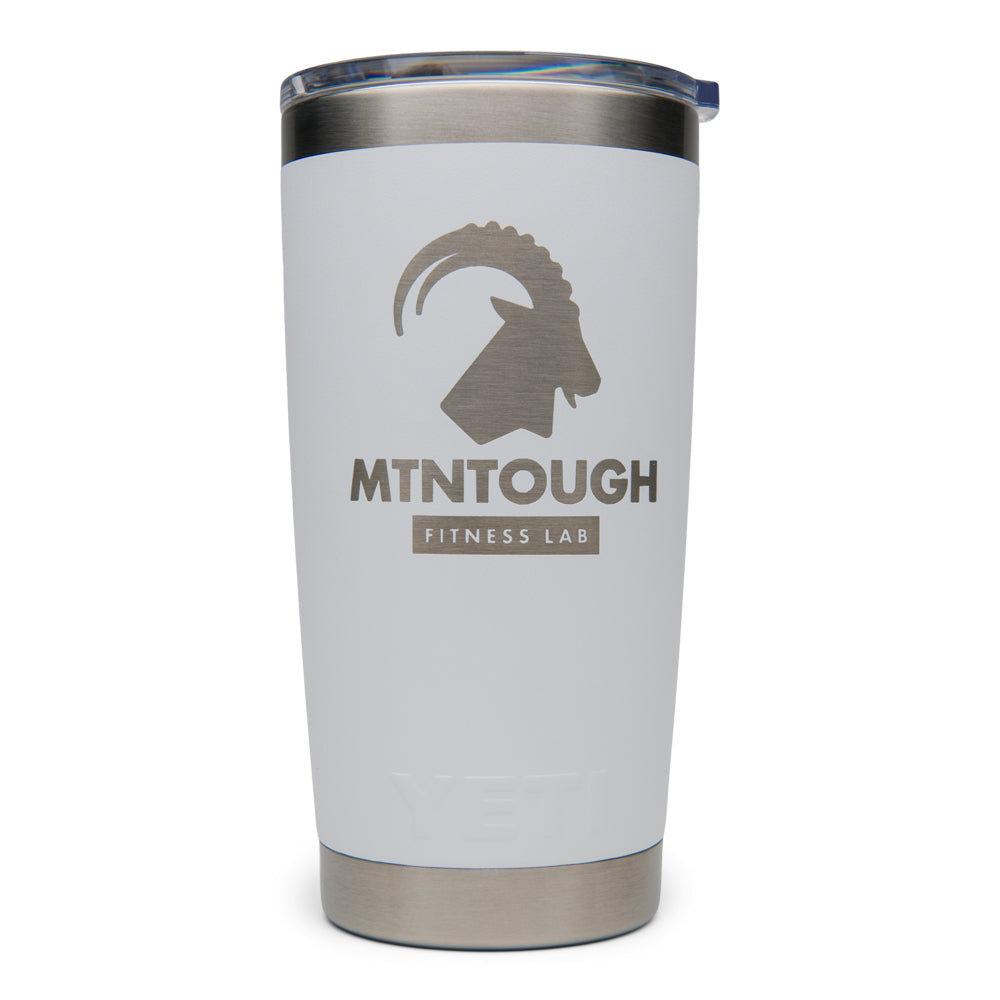 MTNTOUGH 20oz Rambler Tumbler by Yeti - White