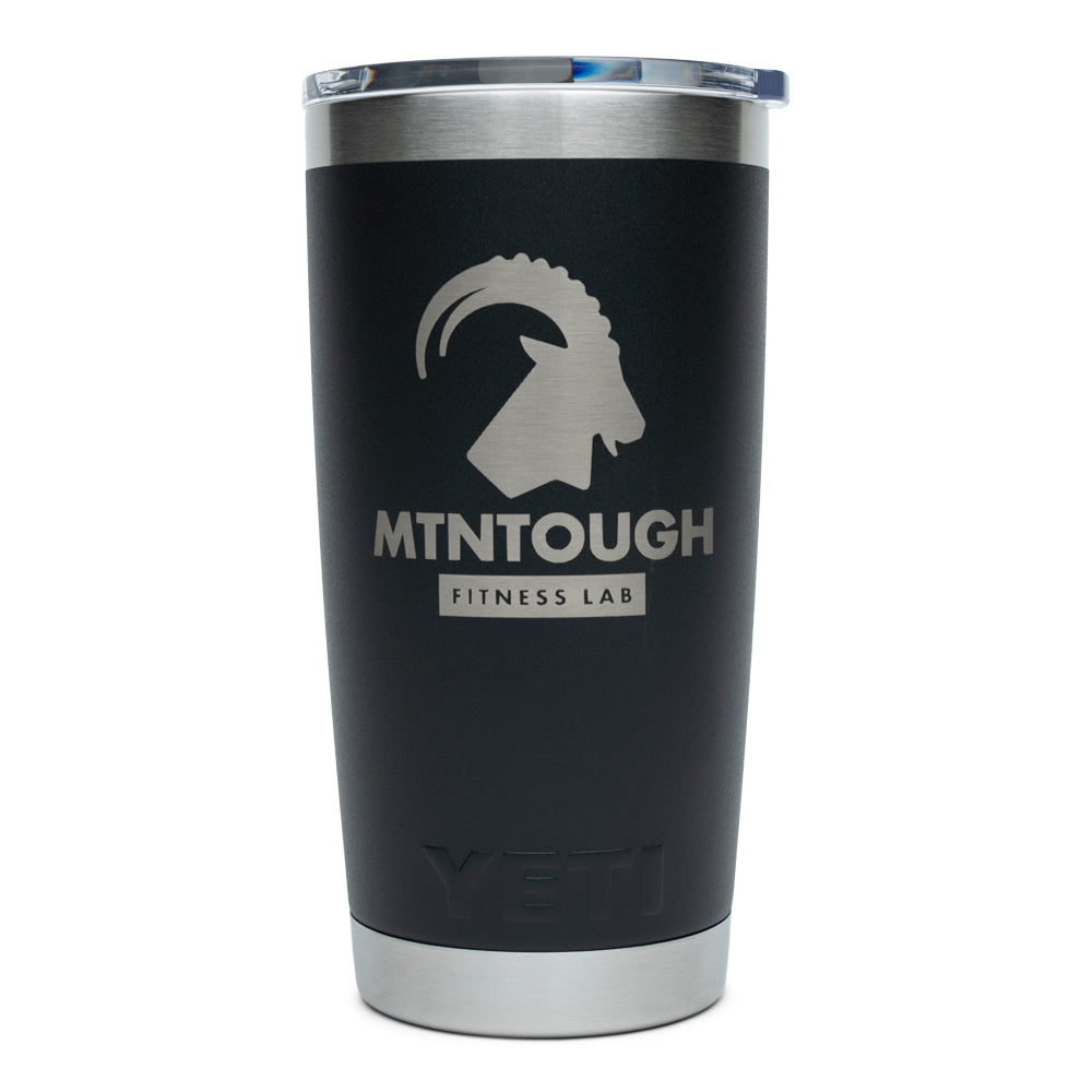 MTNTOUGH 20oz Rambler Tumbler by Yeti - Black