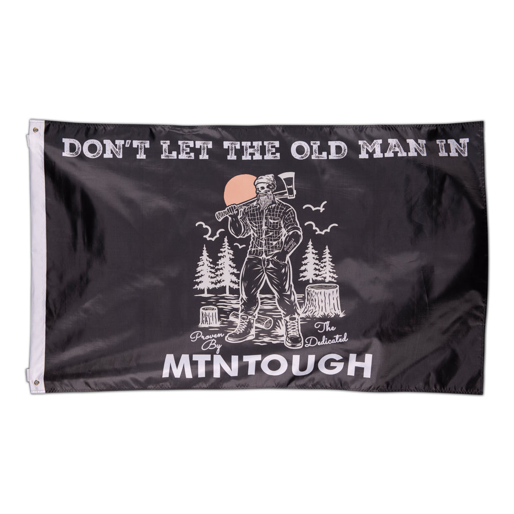 MTNTOUGH "Don't Let The Old Man In" Gym Flag