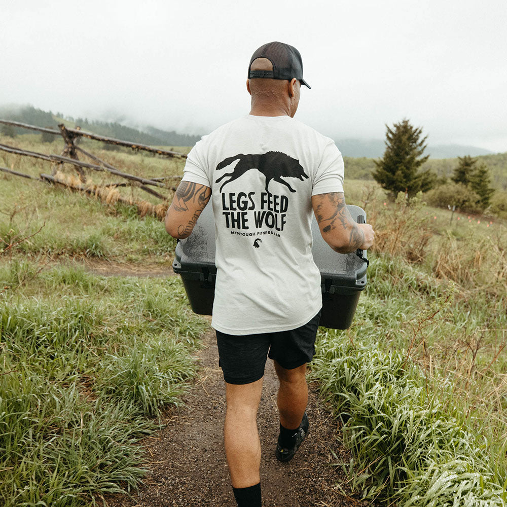 MTNTOUGH Legs Feed The Wolf T-Shirt - Silk