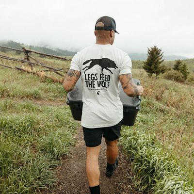 MTNTOUGH Legs Feed The Wolf T-Shirt - Silk