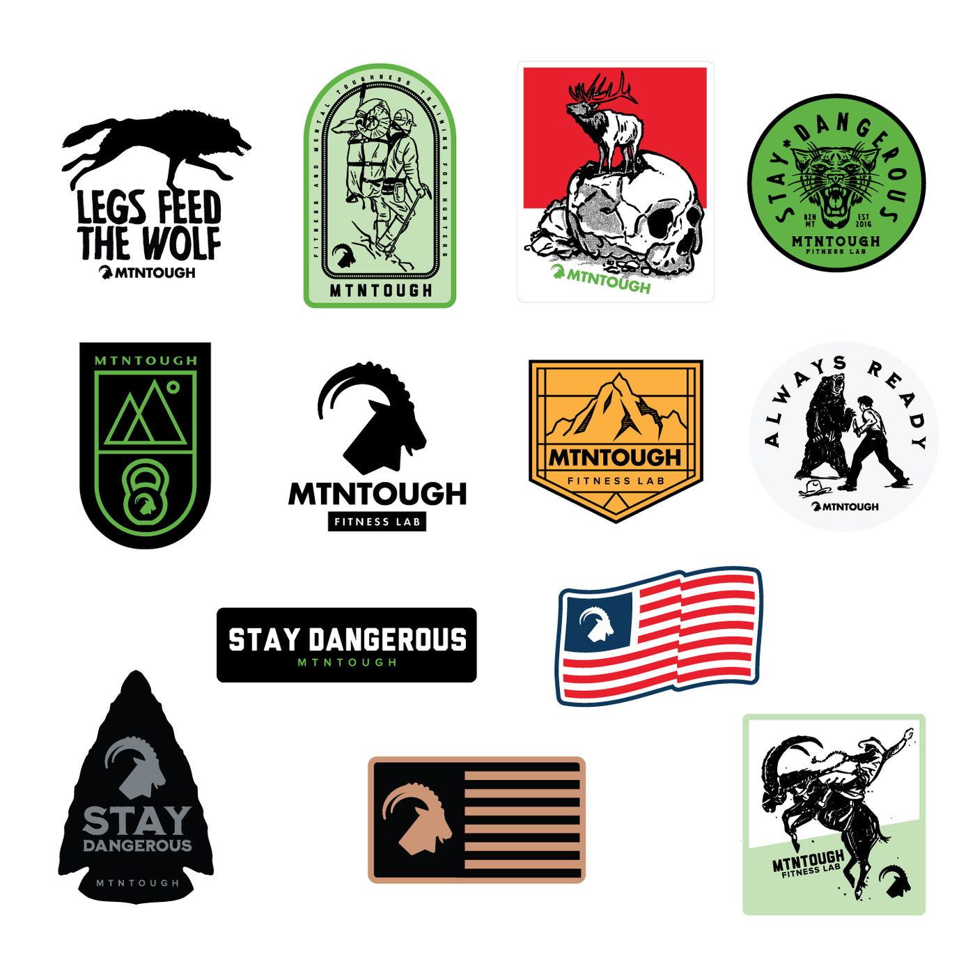 MTNTOUGH Stickers